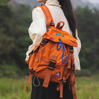 Τσαντα πεζοπορίας από ύφασμα Oxford, αδιάβροχη και ανθεκτική στη φθορά, με ιμάντα με μαξιλάρι αέρα, κατάλληλη για εξορμήσεις στην ύπαιθρο, Άνοιξη 2024