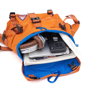 Τσαντα πεζοπορίας από ύφασμα Oxford, αδιάβροχη και ανθεκτική στη φθορά, με ιμάντα με μαξιλάρι αέρα, κατάλληλη για εξορμήσεις στην ύπαιθρο, Άνοιξη 2024