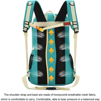 Ruksak za kampiranje i planinarenje, unisex, vodootporan, Oxford materijal, 20-35 L, za laptop do 15 inča