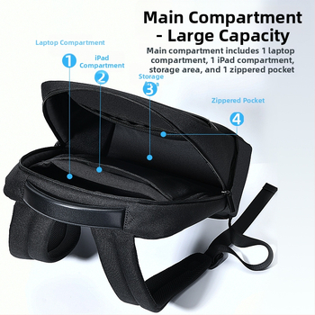 Unisex nylon ruksak za prijenosno računalo, 20–35 L, vodootporan, ultra lagan, poslovni stil za putovanja