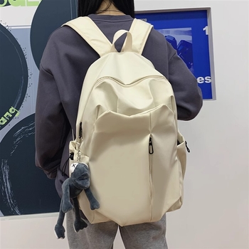Školski ruksak, unisex, kampus stil, Oxford tkanina, prozračan, naramenice s zračnim jastucima, kompatibilan s 12-inčnim prijenosnikom, kapacitet manje od 20 L