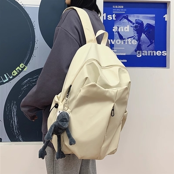 Školski ruksak, unisex, kampus stil, Oxford tkanina, prozračan, naramenice s zračnim jastucima, kompatibilan s 12-inčnim prijenosnikom, kapacitet manje od 20 L