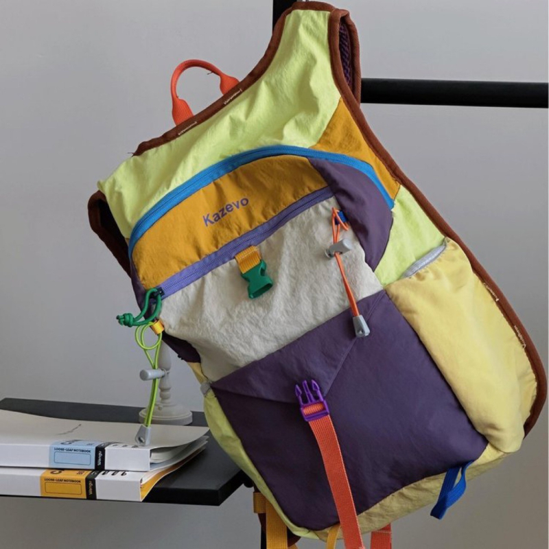 Dopamine ruksak - Unisex, za outdoor aktivnosti, prozračan najlon, zakrivljene naramenice, podstava od poliestera