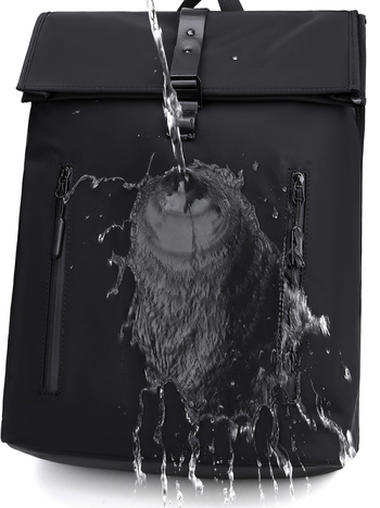 Rucsac de călătorie, unisex, impermeabil, rezistent la uzură, din canvas nylon oxford, curea de umăr curbată, compatibil cu laptop de 16 inch.