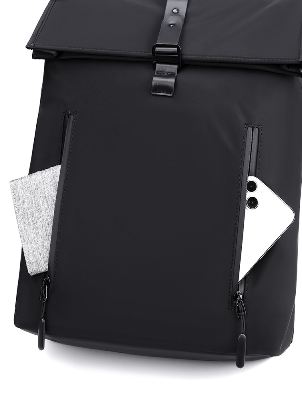 Rucsac de călătorie, unisex, impermeabil, rezistent la uzură, din canvas nylon oxford, curea de umăr curbată, compatibil cu laptop de 16 inch.