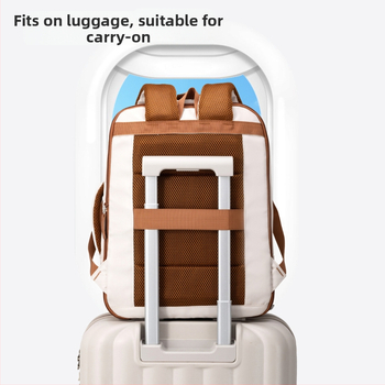 Rucsac din nylon unisex pentru călătorii de agrement, compatibil cu laptop de 13 inch, capacitate 20–35 L, ultra-ușor, curele de umăr curbate, toamna 2025