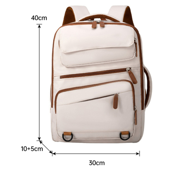 Rucsac din nylon unisex pentru călătorii de agrement, compatibil cu laptop de 13 inch, capacitate 20–35 L, ultra-ușor, curele de umăr curbate, toamna 2025