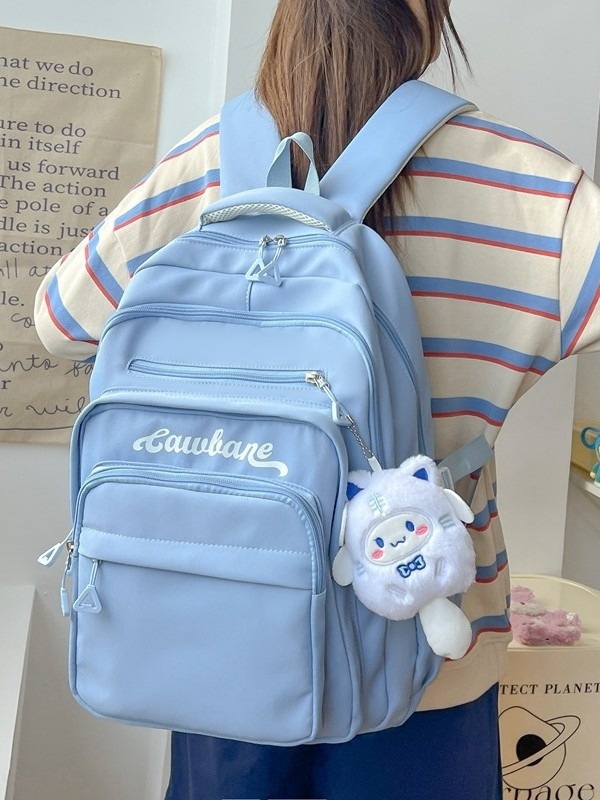 Rucsac unisex din nylon pentru școală, 20–35 L, compatibil cu laptop de 16 inch, curele curbate rezistente