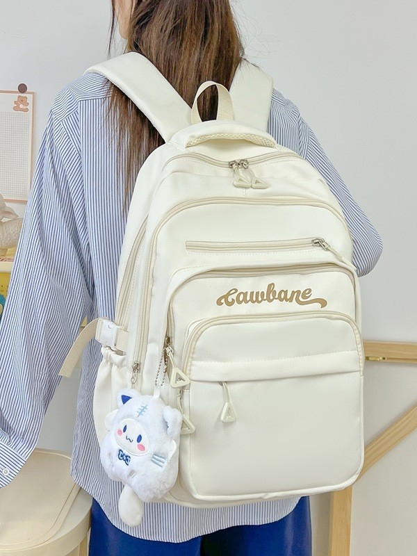 Rucsac unisex din nylon pentru școală, 20–35 L, compatibil cu laptop de 16 inch, curele curbate rezistente