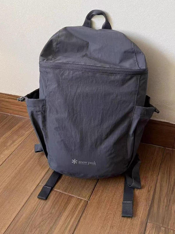 Snowpeak lagani ruksak za planinarenje, vodootporan nylon, unisex, za rekreacijska putovanja, proljeće 2025