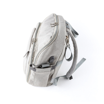 Rucsac din bumbac cu model fulgi de zăpadă, capacitate 20–35L, compatibil cu laptop de 14 inch, bretele cu pernă de aer, stil urban