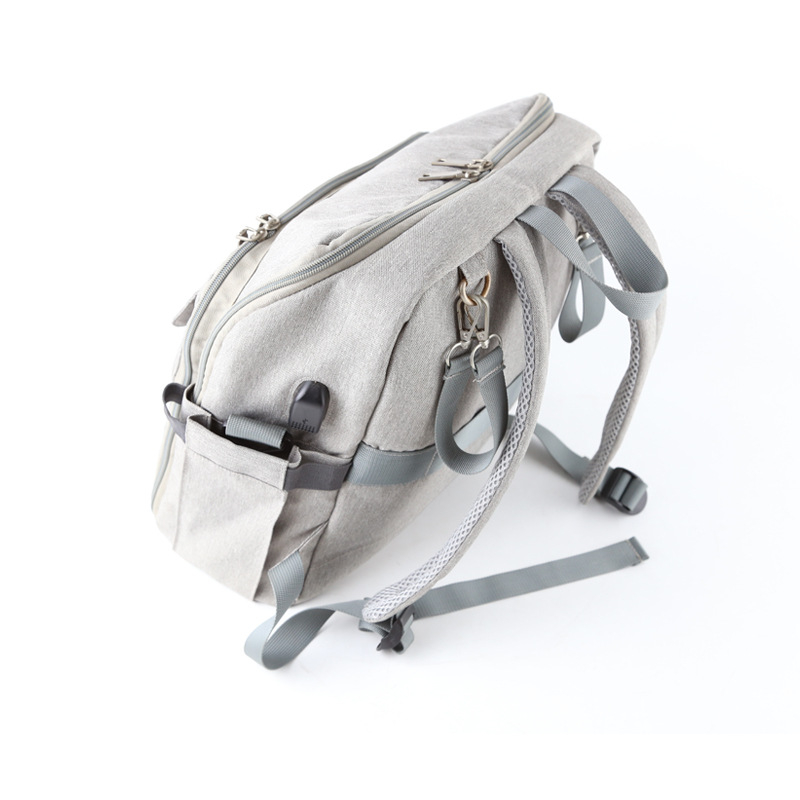 Rucsac din bumbac cu model fulgi de zăpadă, capacitate 20–35L, compatibil cu laptop de 14 inch, bretele cu pernă de aer, stil urban