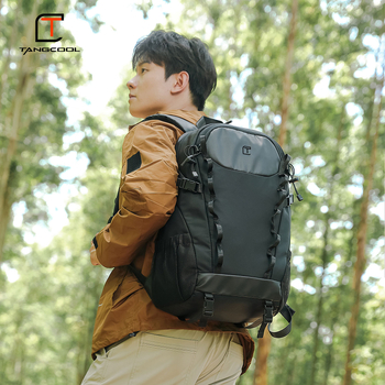 Rucsac de drumeție TANGCOOL pentru bărbați/femei, Unisex, 20–35 L, Compatibil laptop 16'', Material Oxford, Bretele curbate Ergonomice