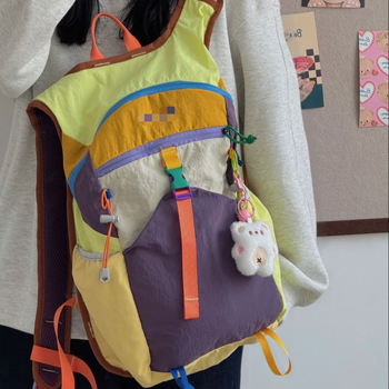 Rucsac impermeabil pentru drumeții în aer liber, ușor, unisex, compatibil cu laptop de 15 inch, curele cu pernă de aer