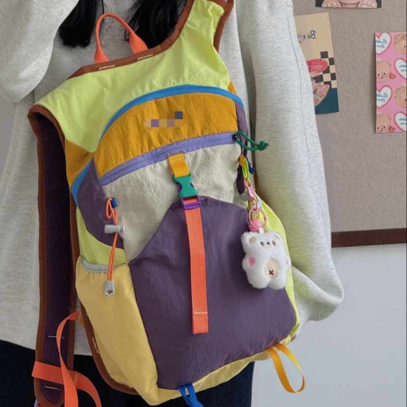 Rucsac impermeabil pentru drumeții în aer liber, ușor, unisex, compatibil cu laptop de 15 inch, curele cu pernă de aer