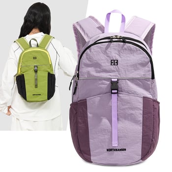 Rucsac pentru drumeții, capacitate mare, ușor, nylon impermeabil, curea de umăr curbată, unisex