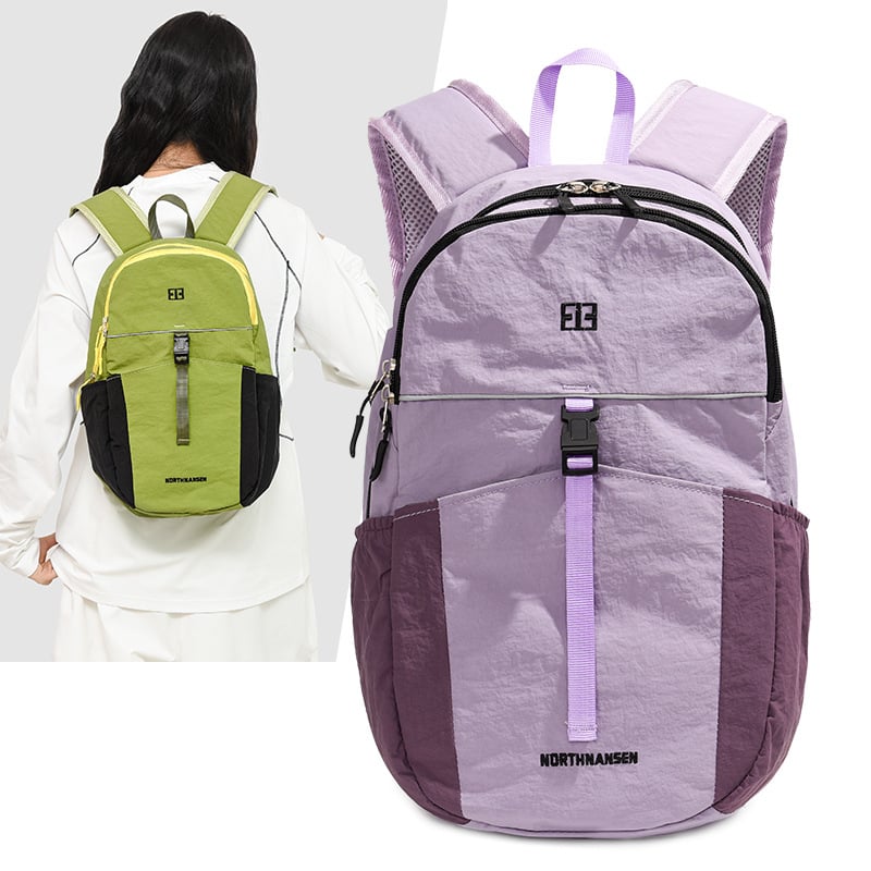 Rucsac pentru drumeții, capacitate mare, ușor, nylon impermeabil, curea de umăr curbată, unisex