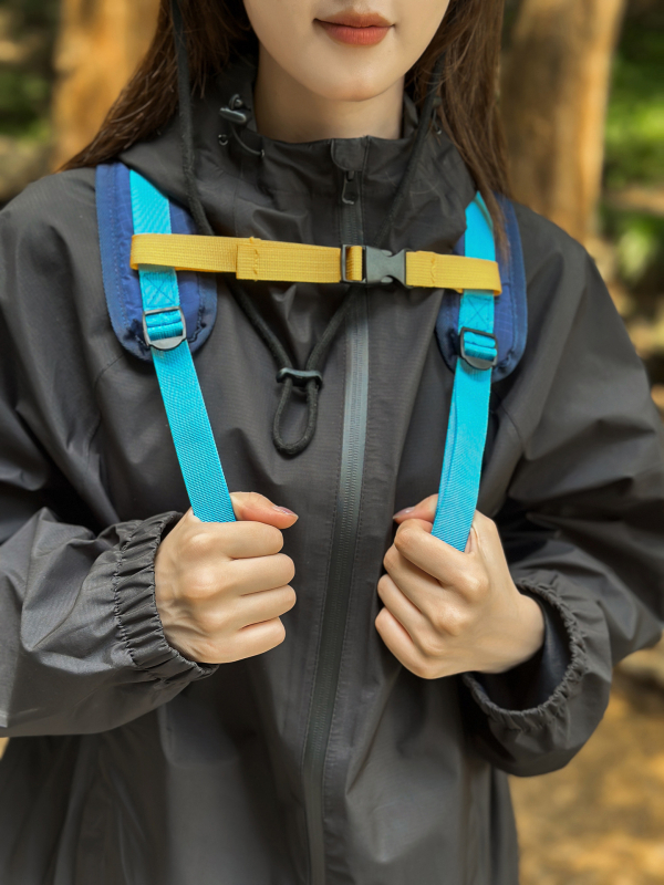 Sac din nylon pentru drumeții în aer liber - unisex, curele respirabile cu pernă de aer, compatibil cu laptop de 12 inch, ideal pentru drumeții