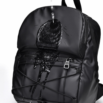 Rucsac unisex pentru relaxare și călătorii, material membrană impermeabil, capacitate sub 20L, încapere pentru laptop de 12 inch, căptușeală poliester, curea cu pernă de aer (Impermeabil, <20L, laptop 12'', curea cu pernă de aer, căptușală poliester)