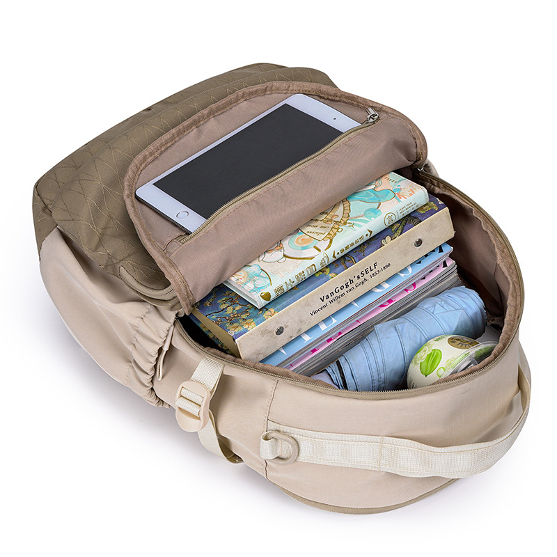 Rucsac unisex pentru uz zilnic, design urban minimalist, nylon, capacitate 20–35 L, laptop până la 8 inchi, căptușeală din poliester, sistem de purtare respirabil