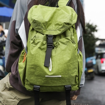 Rucsac Just A Man pentru stil stradal, unisex – exterior nylon, căptușeală din poliester, curea cu pernă de aer, design sport urban, potrivit pentru școală, toamnă 2024