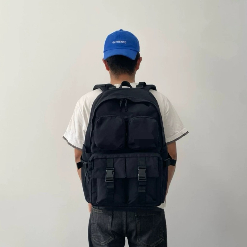 Rucsac de călătorie unisex, nailon, capacitate 27L, compatibil cu laptop de 15 inch