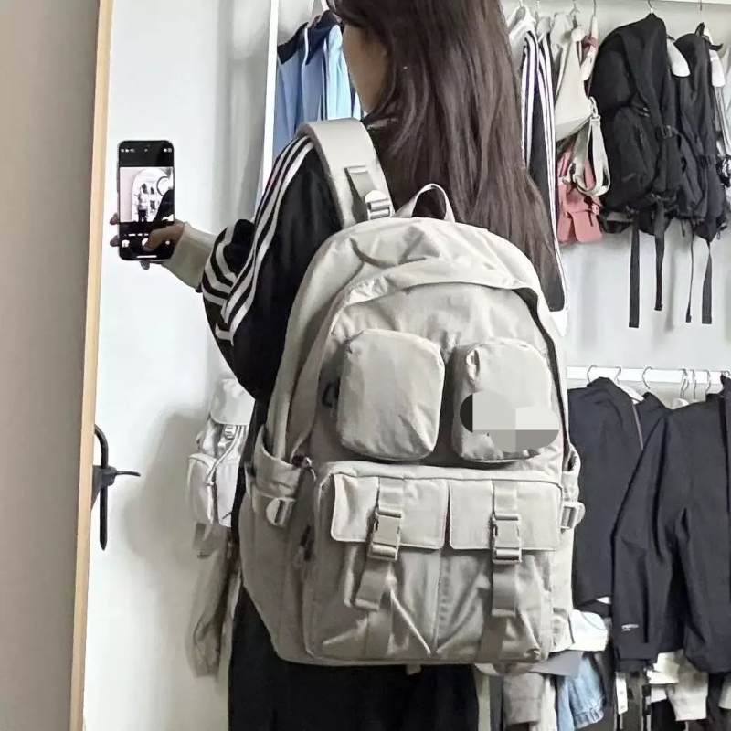 Rucsac de călătorie unisex, nailon, capacitate 27L, compatibil cu laptop de 15 inch