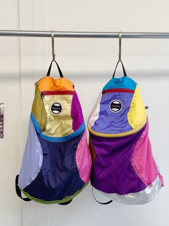 Rucsac pentru drumeții din nylon, Unisex, curele de umeri curbate, căptușeală din poliester