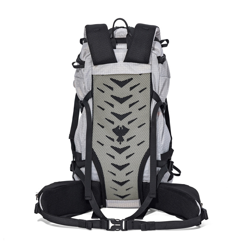 Rucsac de drumeție cu capacitate mare, ușor, din nylon, unisex, curele cu pernă de aer, pentru activități în aer liber
