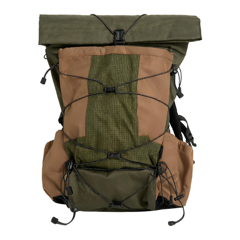 Rucsac pentru drumeții montane, din nylon ușor, impermeabil parțial, capacitate mare, unisex, cu sistem de curele cu pernă de aer