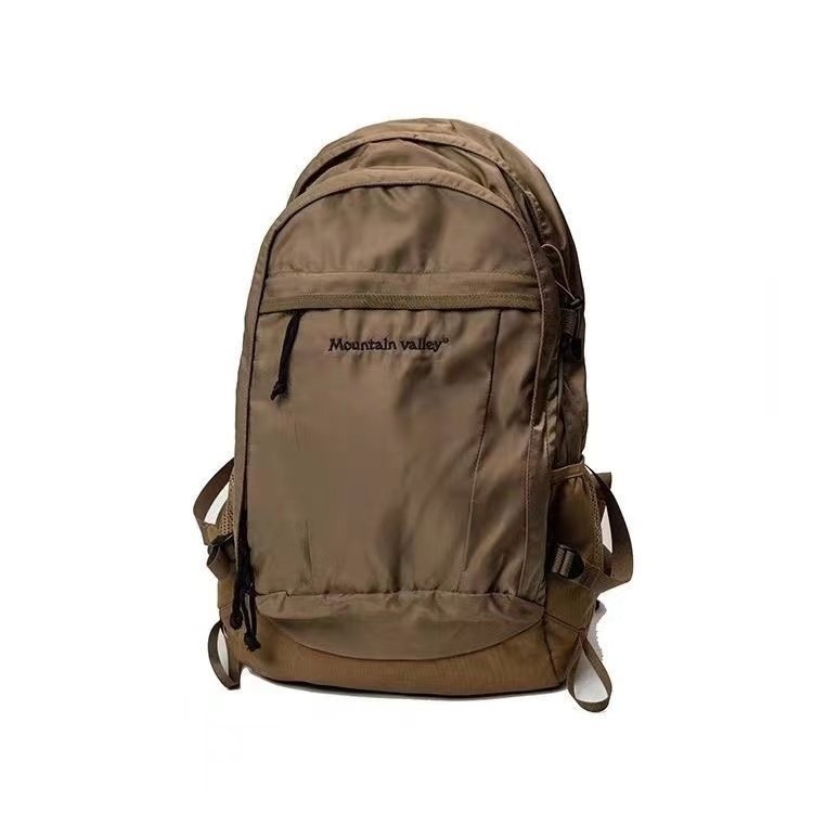 Mountainvalley Rucsac pentru drumeții în aer liber, capacitate mare, nylon, impermeabil, compatibil cu laptop de 16 inch, căptușeală poliester, model cu litere