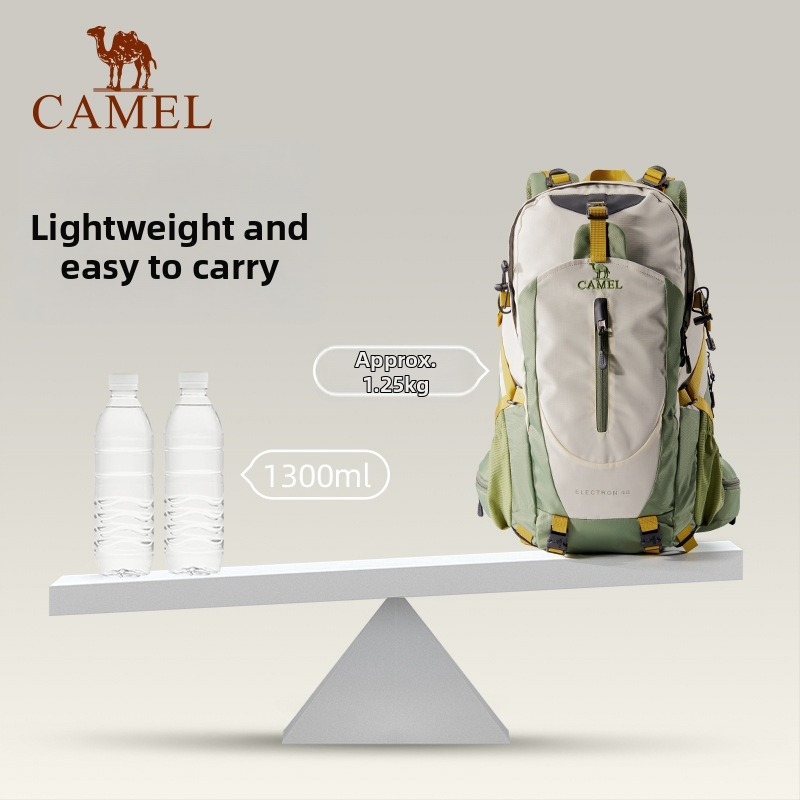 Camel 40L turistický batoh s ochranou proti dažďu pre cyklistiku a cestovanie