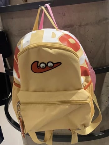 Nylon ruksak za svakodnevnu upotrebu, unisex, vodootporan, pretinac za 14-inčni prijenosnik, dizajn anime crtića