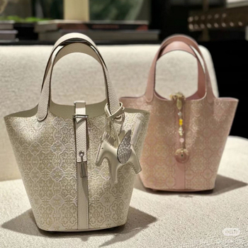 Bucket torba od pamuka gradski jednostavan stil, vodoravni kvadratni oblik, magnetsko zatvaranje