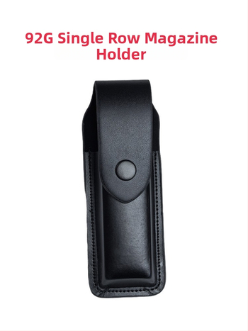 Ādas piestiprināšanas pistoles maksts jostai, piemērota abām rokām, saderīga ar 92G/G17/G19, ātra vilkšana, taktiska ārējā lietošana.