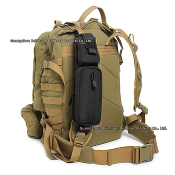 Baichuan Outdoor taktiskā mugursoma āra sportiem, universāla, neilons, izturīga pret nolietojumu, paplašināma, piemērota uzglabāšanai