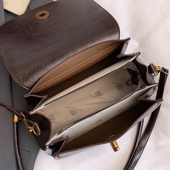 PU ženska crossbody torba, kvadratnog oblika, velika zapremina, gradski stil, proljeće 2025