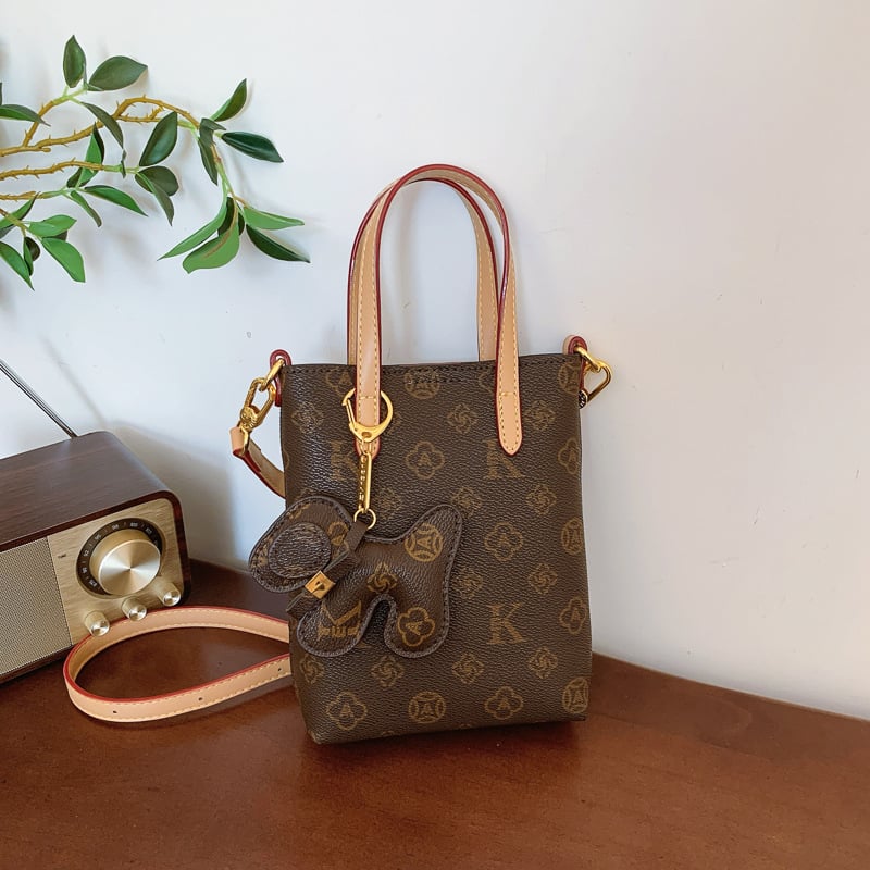 Ženska PVC crossbody torbica, street-trend stil, uspravni kvadratni oblik, podstava od poliestera, unutarnji džep