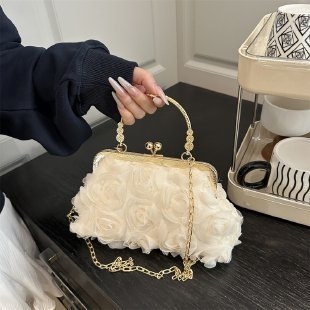 Crossbody torba od poliestera, oblik školjke, casual stil, zatvaranje zaklopkom, unutarnja kapsa sa zipom