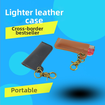 PU ādas uzglabāšanas soma žiebtuvējam, ārējām nodarbībām ar jostas siksnu, pielāgojama ar logotipa drukāšanu