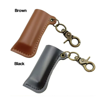 PU bőr öngyújtó tok kültéri használatra, övön hordozható, testreszabható logóval