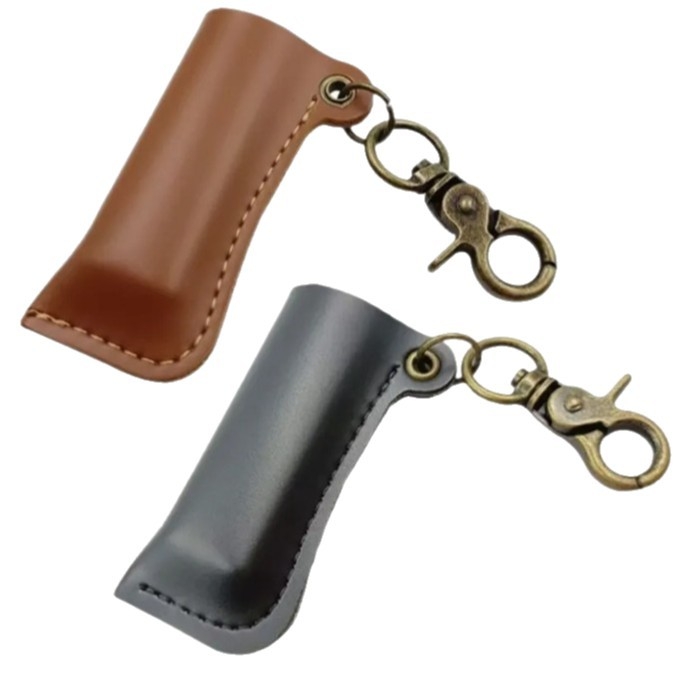 PU bőr öngyújtó tok kültéri használatra, övön hordozható, testreszabható logóval