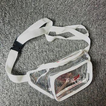PVC prozirna torbica za pojas za outdoor sport, unisex, vodootporna i otporna na habanje