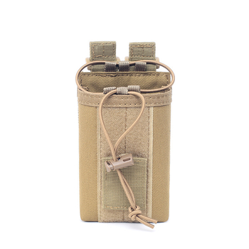 MOLLE radijo dėklas lauko sportams — Bald Eagle, nešiojama ir unisex karinė aksesuarų kišenė ant diržo (Nailonas atsparus dėvėjimui; Lauko naudojimui)