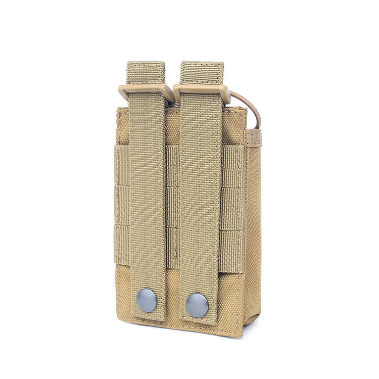 MOLLE radijo dėklas lauko sportams — Bald Eagle, nešiojama ir unisex karinė aksesuarų kišenė ant diržo (Nailonas atsparus dėvėjimui; Lauko naudojimui)