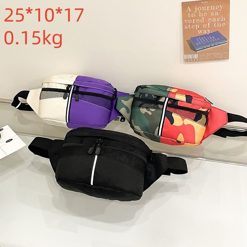 Višestruka muška pojas torba — velika kapaciteta, za outdoor aktivnosti i trčanje; Materijal: Oxford platno; Podstava: poliester; Otvaranje: zatvarač; Unutarnja struktura: džep za mobitel