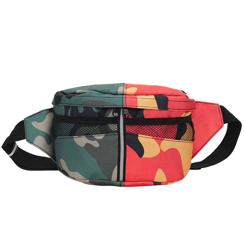 Višestruka muška pojas torba — velika kapaciteta, za outdoor aktivnosti i trčanje; Materijal: Oxford platno; Podstava: poliester; Otvaranje: zatvarač; Unutarnja struktura: džep za mobitel