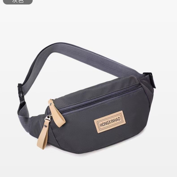 Muška chest bag crossbody, street stil, Oxford tkanina, zatvarač, otvoren vanjski džep, marka Hongxinhao