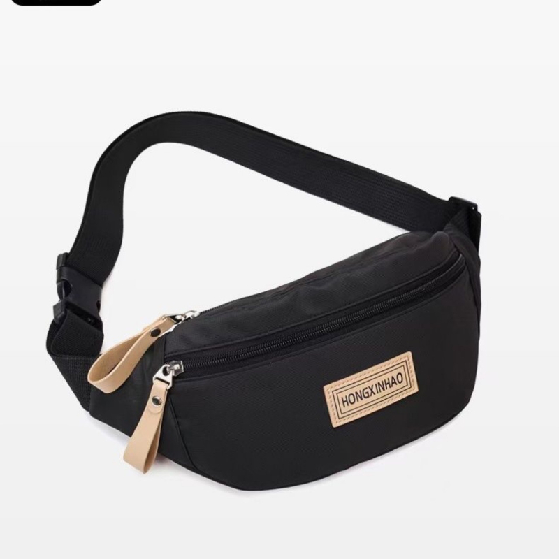 Muška chest bag crossbody, street stil, Oxford tkanina, zatvarač, otvoren vanjski džep, marka Hongxinhao