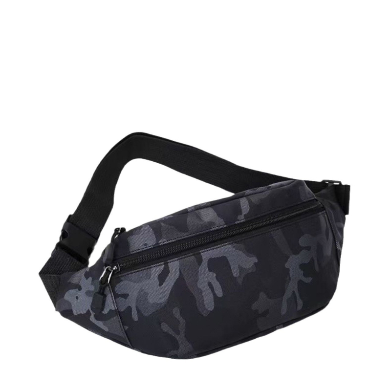 Muška chest bag crossbody, street stil, Oxford tkanina, zatvarač, otvoren vanjski džep, marka Hongxinhao